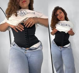 Faja reductora con broches y barillas - imagen