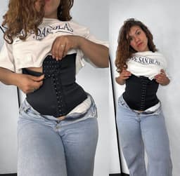 Faja reductora con broches y barillas - imagen