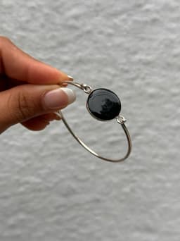 Pulsera de alpaca super delicada - imagen