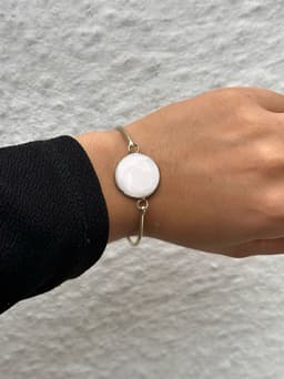 Pulsera de alpaca super delicada
