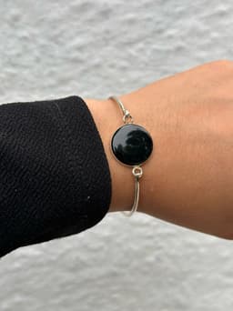 Pulsera de alpaca super delicada - imagen