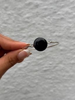 Pulsera de alpaca super delicada - imagen