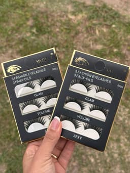 Pestañas Postizas Pack de 3 unidades - imagen