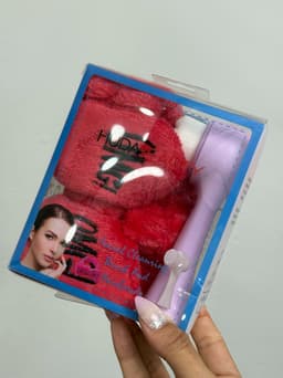 Kit  de limpieza facial cepillo y vincha - imagen