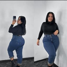 Jean Mom Azul - imagen
