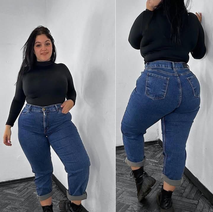 Jean Mom Azul
