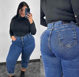 Jean Mom Azul - imagen