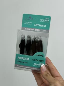 Pinza para cejas profesional por MAYOR ($50 c/u Pack de 12 unidades) - imagen