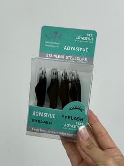 Pinza para cejas profesional por MAYOR ($50 c/u Pack de 12 unidades) - imagen