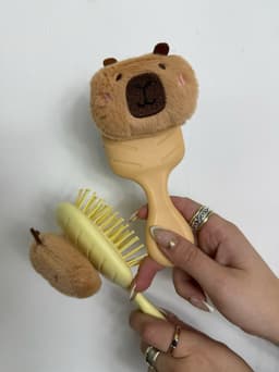 Cepillo con capibara X MAYOR ($90 c/u paquete minimo de 12 unidades) - imagen