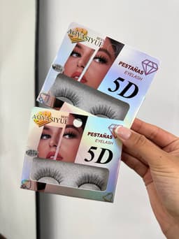 Pestañas postizas 5D X MAYOR ($30 c/u paquete minimo de 12 unidades) - imagen
