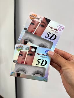 Pestañas postizas 5D X MAYOR ($30 c/u paquete minimo de 12 unidades) - imagen
