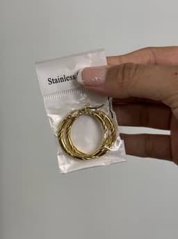 Caravanas torneadas en tendencia por MAYOR ($100 c/u Pack de 12 unidades) - imagen