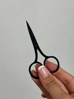 Set para arreglo de cejas de pinza, tijera y cepillo - imagen