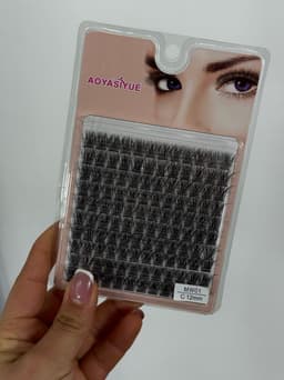 Estuche de pestañas pelo a pelo por MAYOR ($150 c/u Pack de 12 unidades)