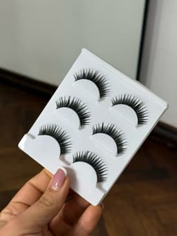 Estuche de pestañas postizas 3 pares