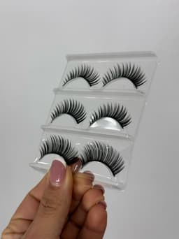 Pack de 3 pares de pestañas postizas - imagen