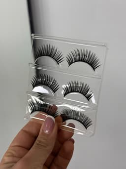 Pack de 3 pares de pestañas postizas - imagen
