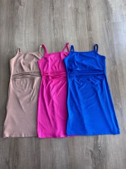 Vestido morley cruzado delante - imagen