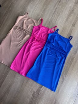 Vestido morley cruzado delante - imagen