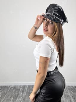 Gorro de Policia  con Cadenas - imagen