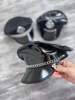 Gorro de Policia  con Cadenas - imagen