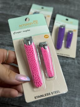 Set de 2 cortauñas por MAYOR ($50 c/u Pack de 12 unidades) - imagen
