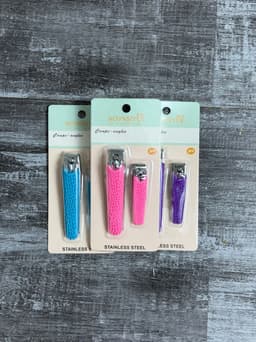 Set de 2 cortauñas por MAYOR ($50 c/u Pack de 12 unidades) - imagen