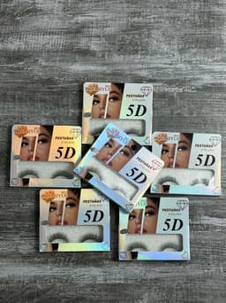 Pestañas postizas 5D X MAYOR ($30 c/u paquete minimo de 12 unidades) - imagen