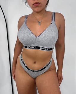 Conjunto de sosten mas colaless TALLES ESPECIALES