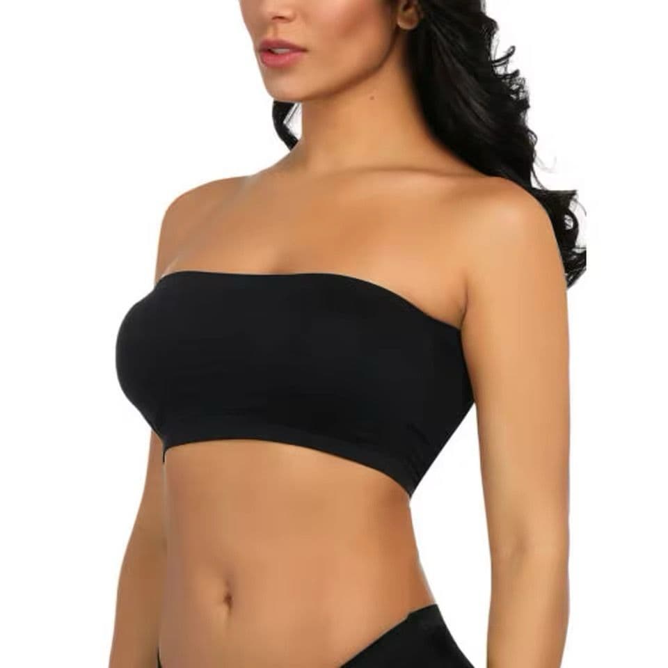 Sosten strapless de tiras transparentes