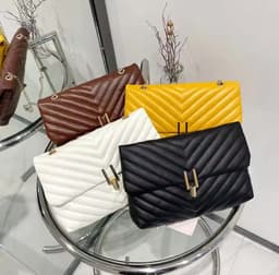 Bolso Cartera Con Cadenas - imagen