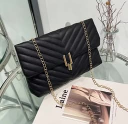 Bolso Cartera Con Cadenas - imagen