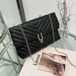 Bolso Cartera Con Cadenas - imagen