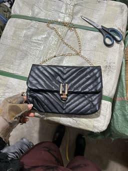 Bolso Cartera Con Cadenas - imagen