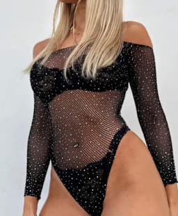 Body lurex lenceria