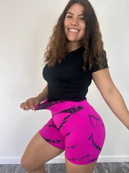Short con push up con lineas - imagen