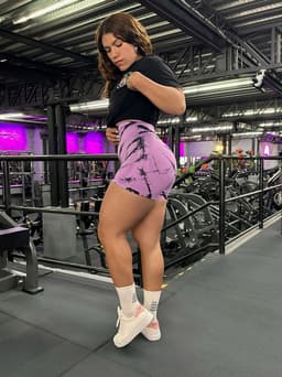 Short con push up con lineas - imagen