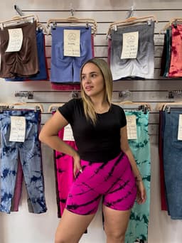 Short con push up con lineas - imagen