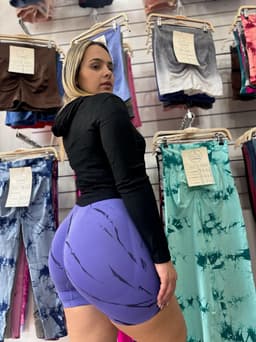 Short con push up con lineas - imagen