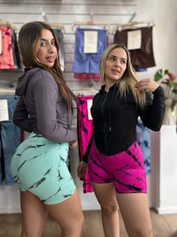 Short con push up con lineas - imagen