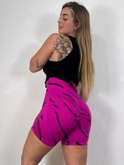 Short con push up con lineas - imagen