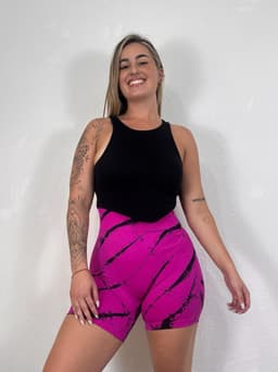 Short con push up con lineas - imagen