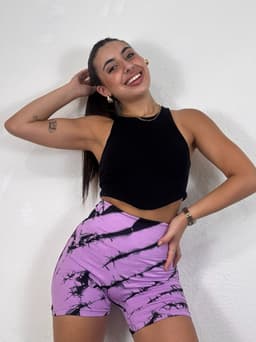 Short con push up con lineas - imagen