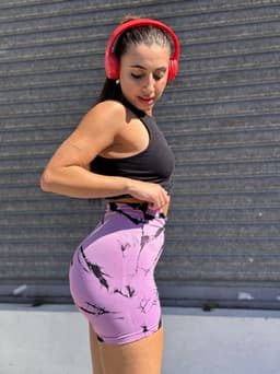 Short con push up con lineas - imagen