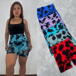 Short con Push Up Tie-dye - imagen