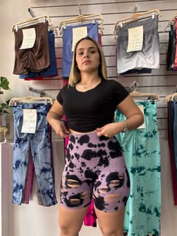 Short con Push Up Tie-dye - imagen