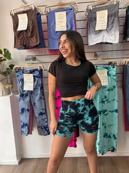 Short con Push Up Tie-dye - imagen