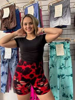 Short con Push Up Tie-dye - imagen