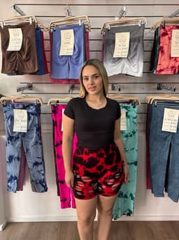 Short con Push Up Tie-dye - imagen